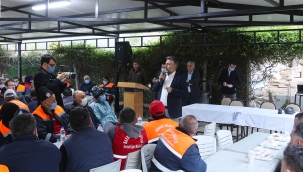 Başkan sandal, "her zaman emekten, çalışandan yanayım"