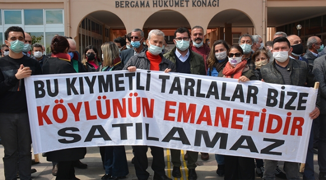 Bergama’da verimli tarım arazileri satışa çıkarıldı