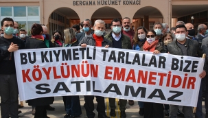 Bergama’da verimli tarım arazileri satışa çıkarıldı