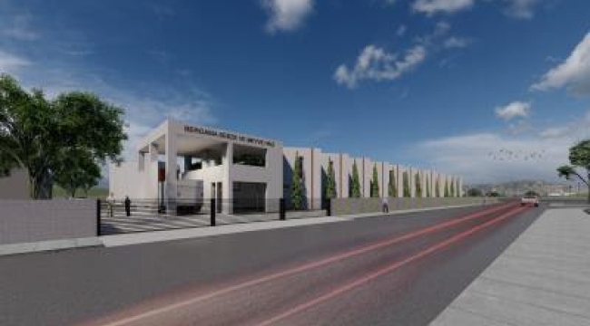 Bergama’ya modern sebze ve meyve hali