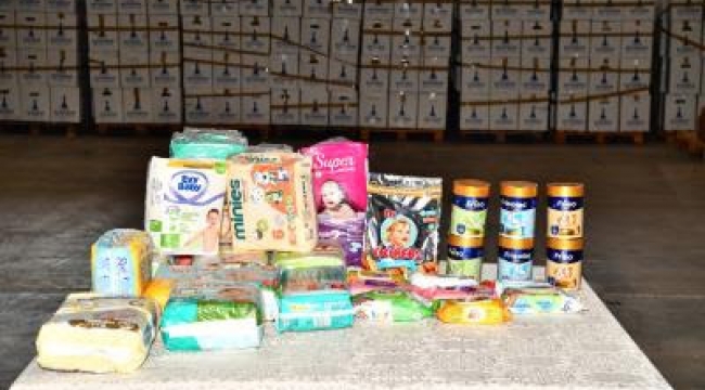 Büyükşehir’den bebek bezi ve mama desteği