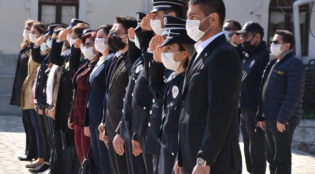 Foça&#039;da polis haftası töreni