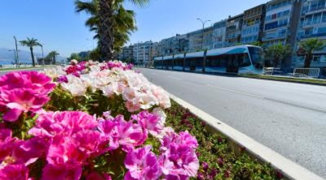 İzmir çiçek açtı