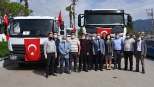 Kemalpaşa’ya 5 yeni çöp kamyonu 2 eshot