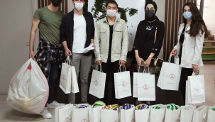 Üniversiteli gençlerden Karşıyakalı miniklere jest