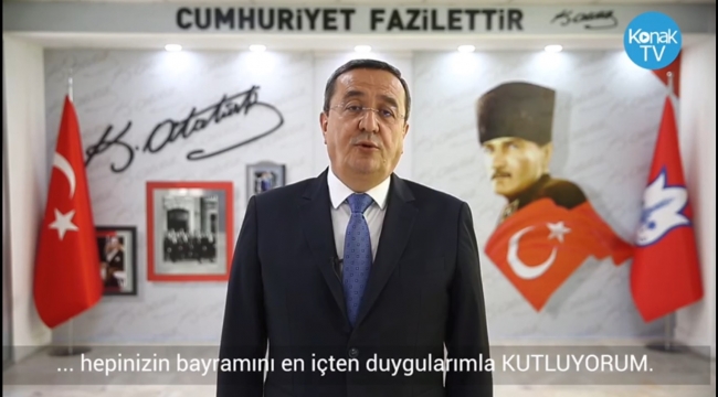 Başkan batur’dan bayram mesajı:Dara düşenin yanında olduk