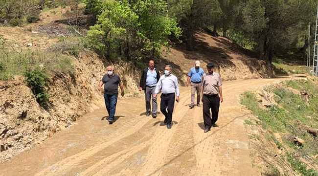 Beydağ Belediye Başkanı Feridun Yılmazlar, kırsalda yapılan çalışmaları yerinde inceledi.