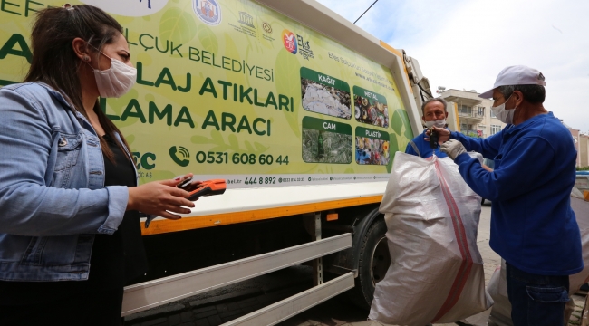 Efes selçuk’ta 2500 ton atık  geri dönüştürülecek