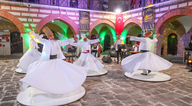 Kadir Gecesi semazen gösterileriyle kutlandı