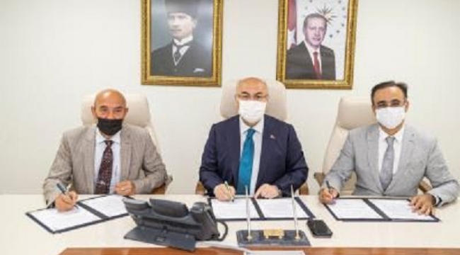 Karabağlar’a okul yapmak için protokol imzalandı