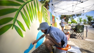Karşıyaka’nın duvarları tabloya dönüşüyor