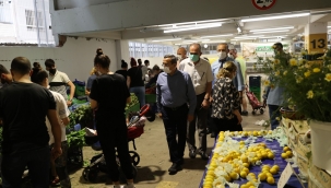 Konak’ta pazaryerlerine Covid-19 denetimi