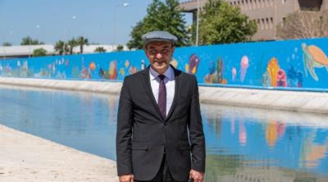 Yaşama dönen Manda Çayı şimdi de sanatla renklendin