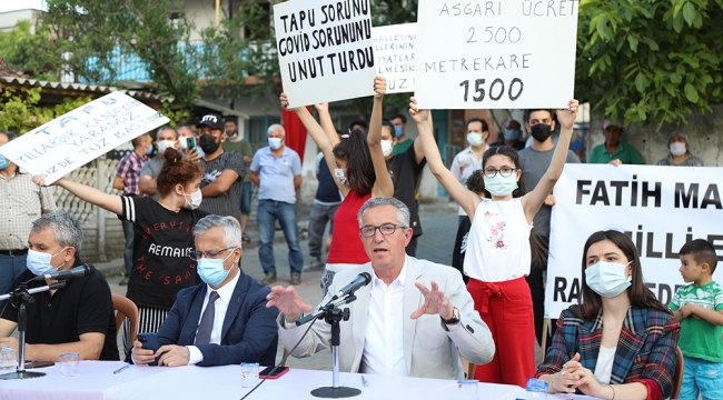 Başkan Arda: Yasa değişikliğiyle Sarnıç’ın tapu sorunu çözülür
