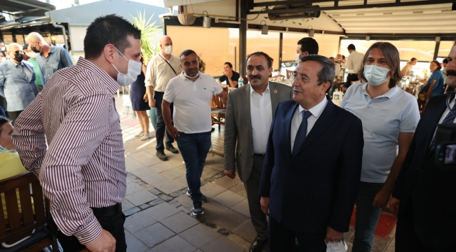 Başkan batur’dan kordon’a hayırlı olsun ziyareti