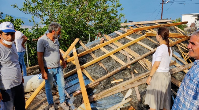 Kemalpaşa&#039;da fırtına sonrası ekipler teyakkuzda