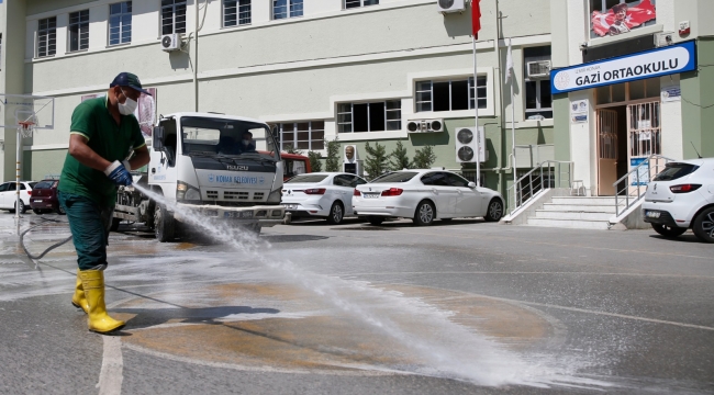 Konak&#039;ta okullara LGS dezenfeksiyonu