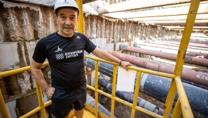 Metro tünelinde sabah koşusu