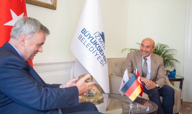 Başkan Soyer Almanya Büyükelçisi’ni ağırladı