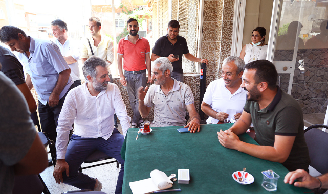 Serdar Sandal'dan esnaf ziyareti: Tek çözüm kentsel dönüşüm