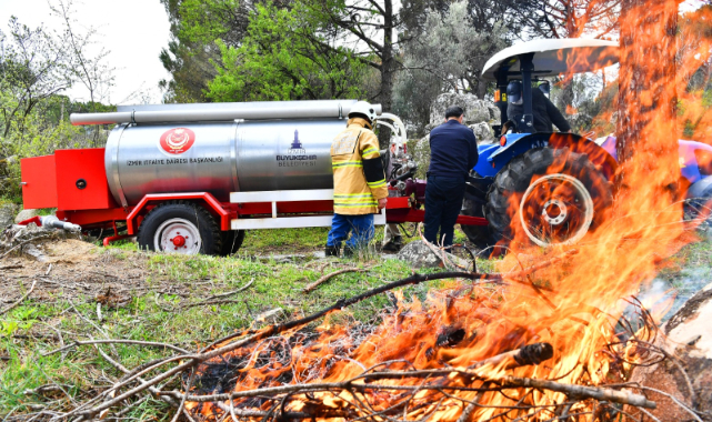 İzmir Büyükşehir Belediyesi 50 yangın söndürme tankeri daha dağıtacak