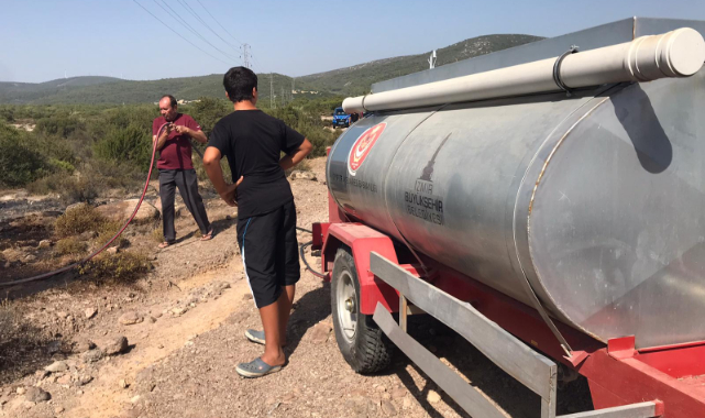 İzmir Büyükşehir Belediyesi’nin dağıttığı tanker felaketi önledi