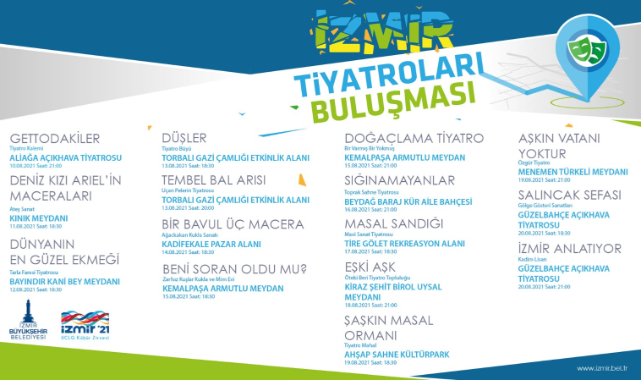 İzmir Tiyatrolar Buluşması kentte tiyatro rüzgârı estirecek