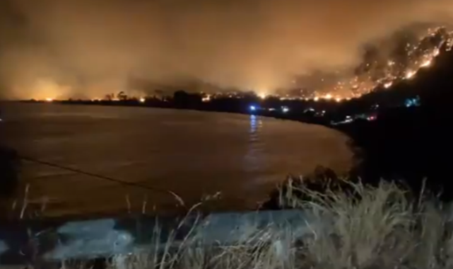 Milas Çökertme'deki yangının son durumu