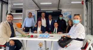 AK Parti Bornova İlçe Başkanlığı'ndan "Karınca Çalışma Modeli"