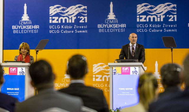 Başkan Soyer Uluslararası İzmir Kültür Zirvesi’nde konuştu