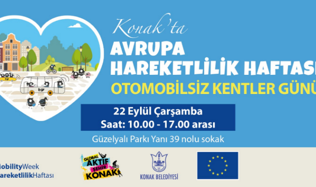 Konak&#039;ta Avrupa Hareketlilik Haftası