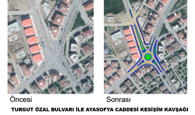 Tire&#039;ye 3 Yeni Kavşak Projesi