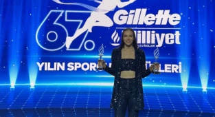"Yılın Kadın Sporcusu" Eda Erdem'den "Yılın Mesajı"