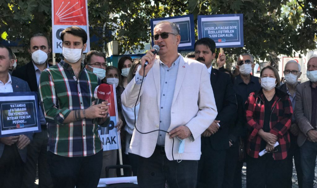 CHP&#039;den Zam Eylemi