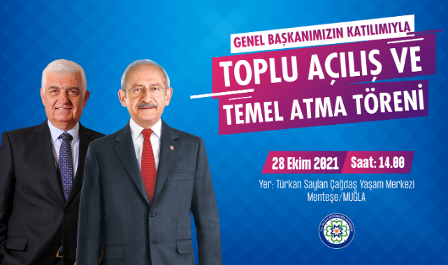 CHP Genel Başkanı Muğla&#039;ya Geliyor