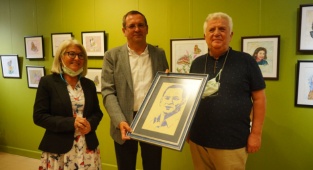 Gürsel Koyuncu ve Turgut Alp Can'ın Ebru Sergisi