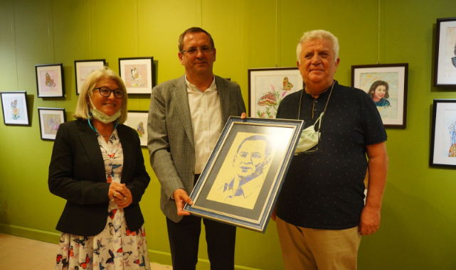 Gürsel Koyuncu ve Turgut Alp Can&#039;ın Ebru Sergisi