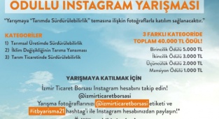 İzmir Ticaret Borsasının Gelenekselleşen Instagram Fotoğraf Yarışması
