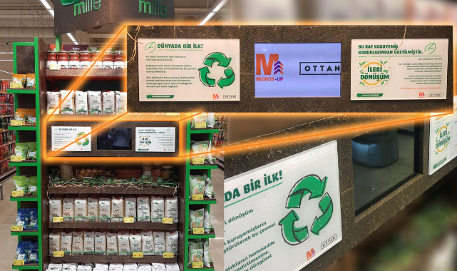 Migros&#039;tan Dünyada Bir İlk: &quot;Kuruyemiş kabuklarından reyon&quot;