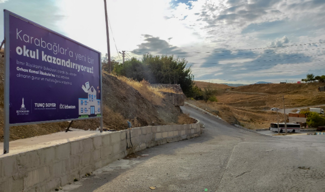 Soyer&#039;den Karabağlara Çevre Dostu Okul