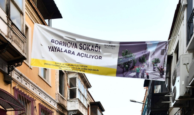 Alsancak Bornova Sokağı Artık Yayaların