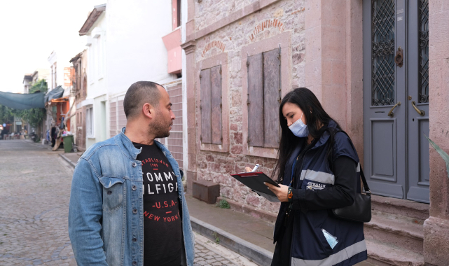 Ayvalık&#039;ta &quot;Kapınızdayız, Yanınızdayız&quot; Projesi