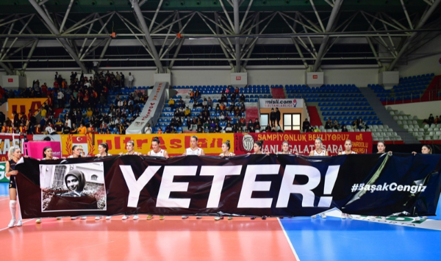 Galatasaray Voleybol Takımından &quot;YETER&quot; Mesajı