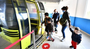 Miniklerin Teleferik Ziyareti
