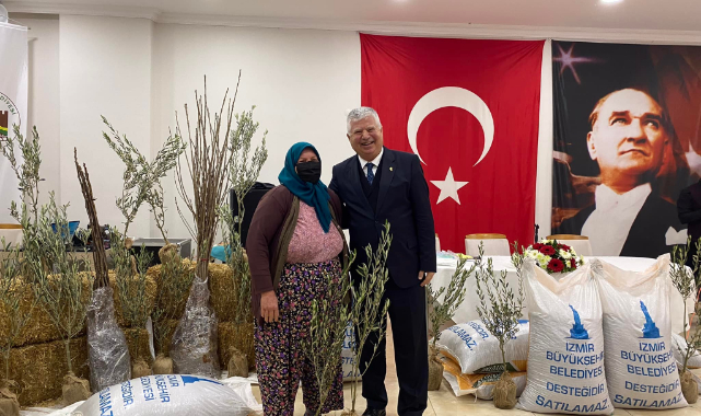 Beydağ&#039;da Üreticiye Destek