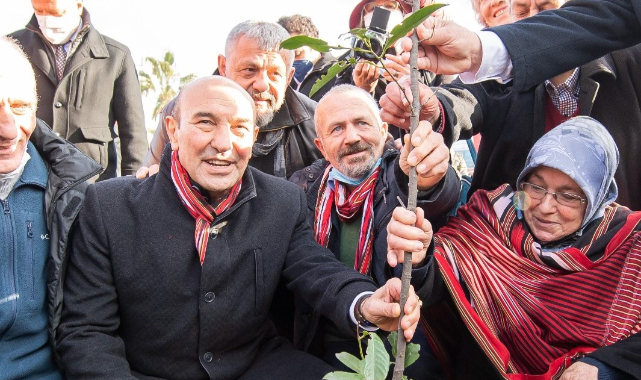 İkizdere fidanları İzmir&#039;de Turuncu Bahçe&#039;ye dikildi