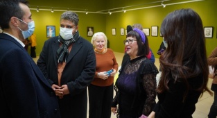 Karakalem ve Akrilik Sergisi Sanatseverlerle Buluştu