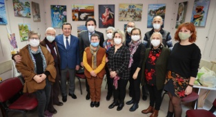 Kaymakam Ve Başkan Batur’dan İleri Yaş’ın Kursiyerlerine Yeni Yıl Ziyareti