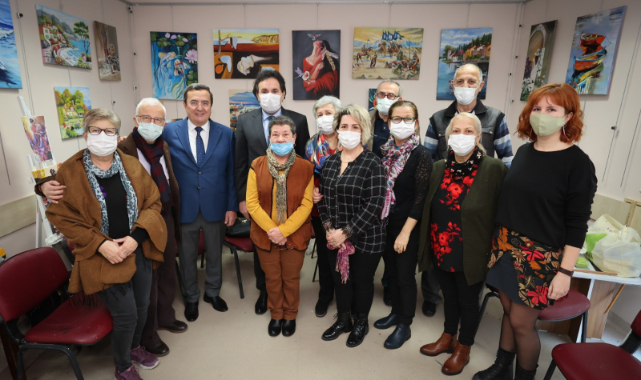 Kaymakam Ve Başkan Batur’dan İleri Yaş’ın Kursiyerlerine Yeni Yıl Ziyareti