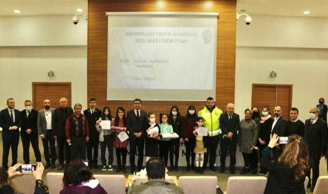 Trafik Güvenliği Konulu Resim, Slogan Ve Karikatür Yarışması Sonuçlandı